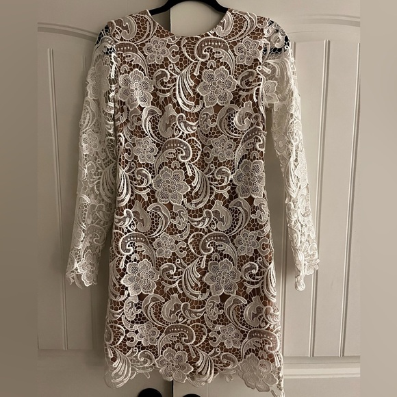 Dress the Population White Lace Dress - Picture 1 of 6